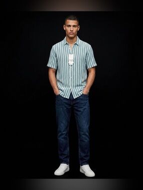 Zara Men Striped Shirt